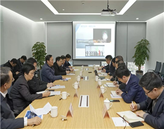 翁祖亮到中船邮轮调研指导工作